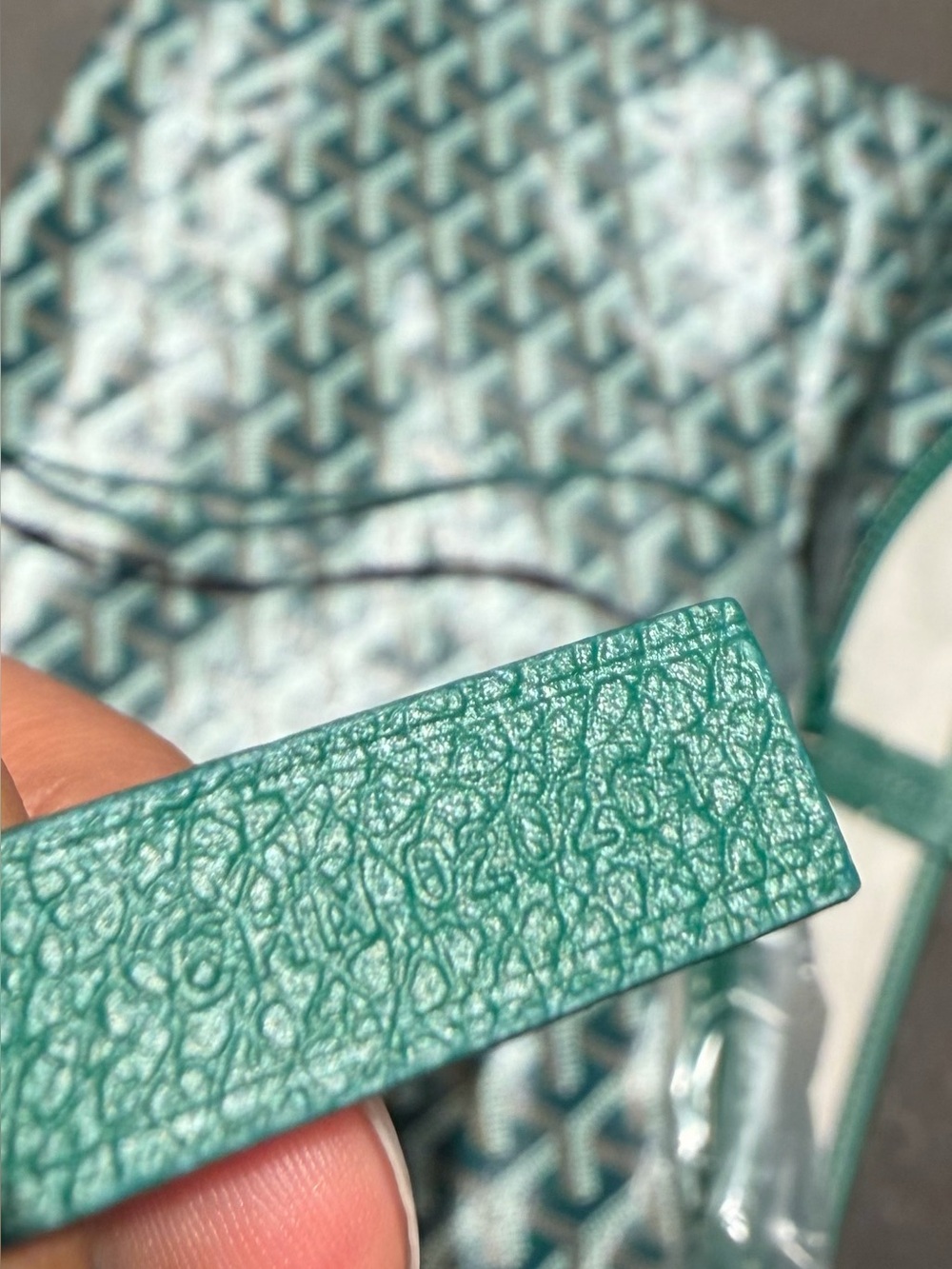 Goyard Saint Louis PM Tote Green Goyardine NEW w/ Receipt - Picture 16 of 16